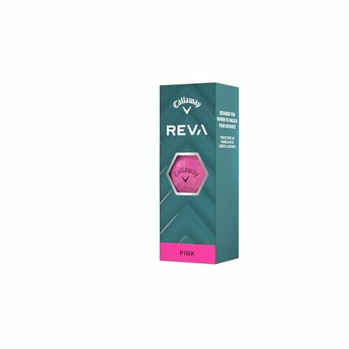Callaway Reva pink golf ball box packaging