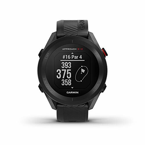 Garmin Approach S12 Golf Smartwatch displaying hole information.