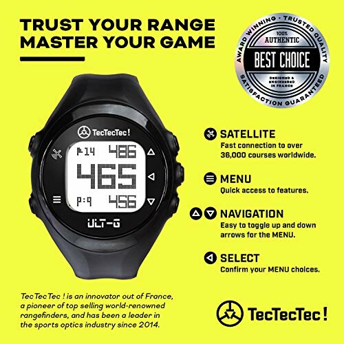 TecTecTec ULT-G Golf GPS Watch